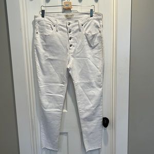 Brand new Madewell, white jeans